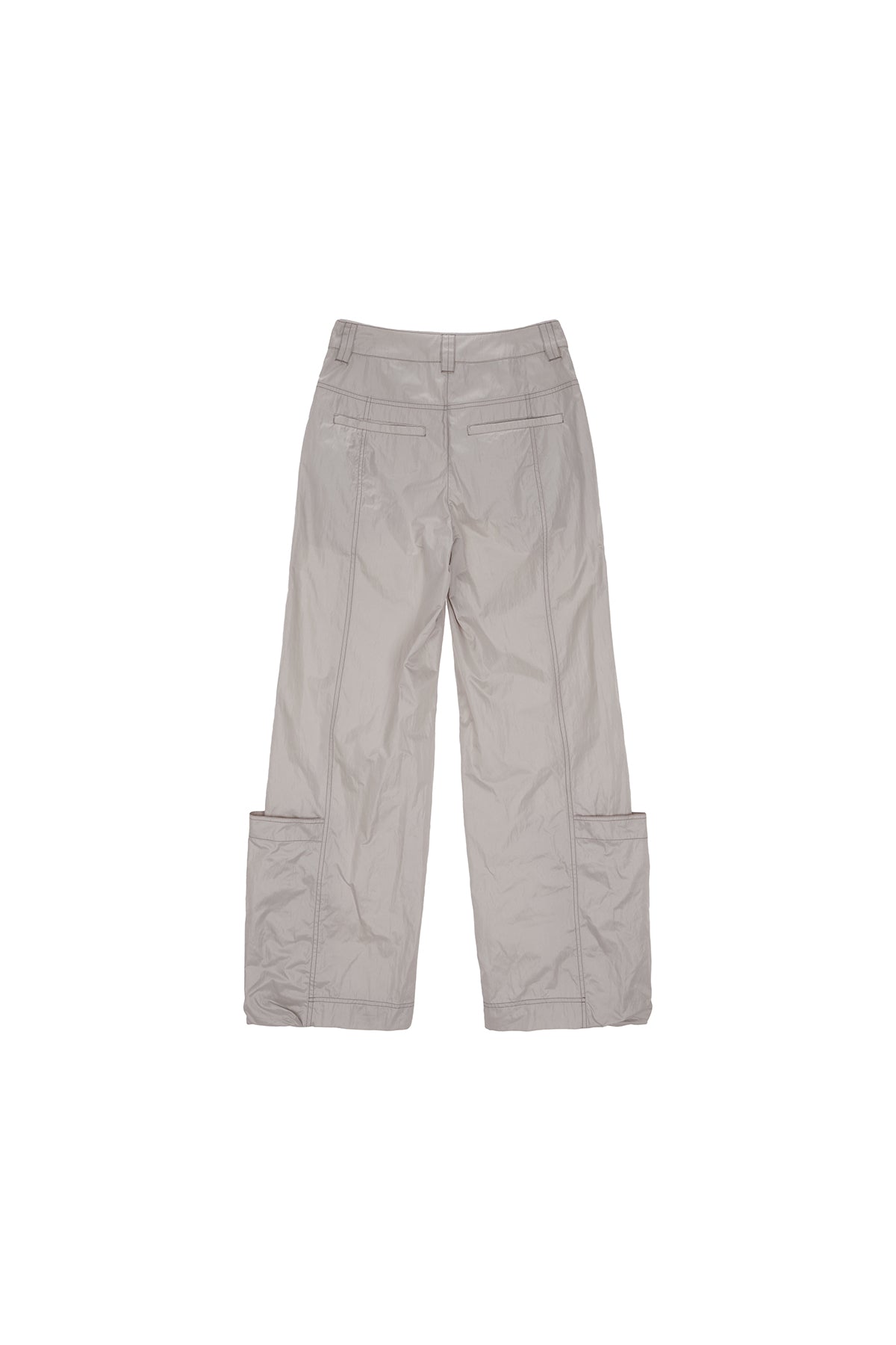 Matinkim Loose Pocket Nylon Pants IN Beige