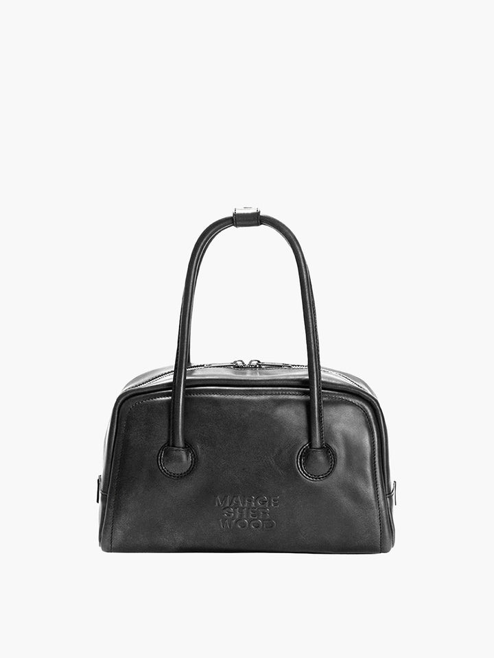 Margesherwood Soft Tote washed black two-tone brushed