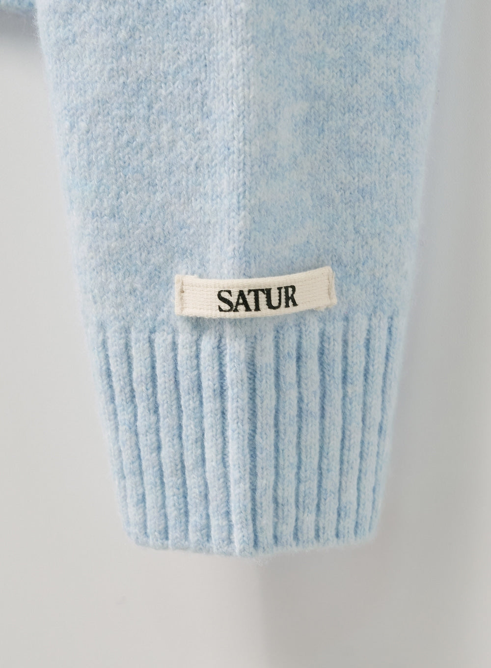 [satur] (W) Holiday Angel Knit Cardigan - Sky Blue
