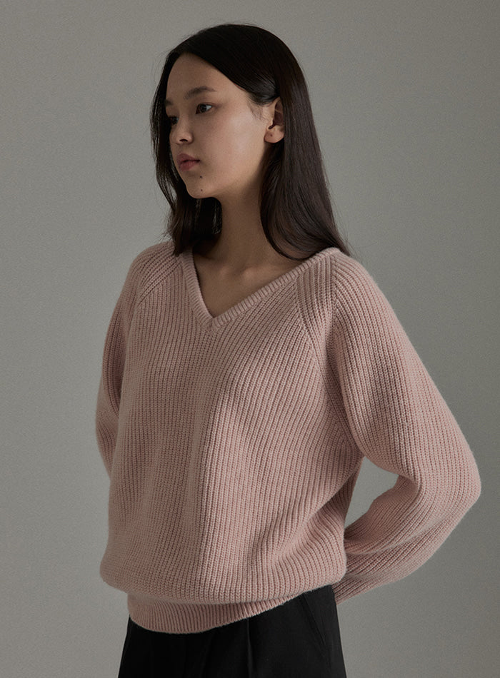 Mango Maniplease Elda V Neck Knit