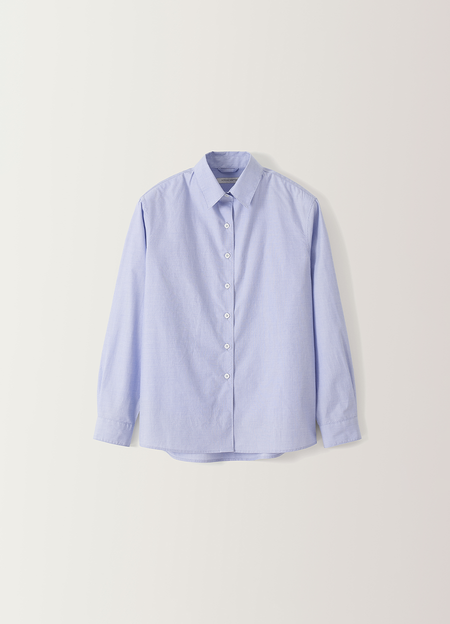 Nothing Written Port standard fit shirt (Light blue)
