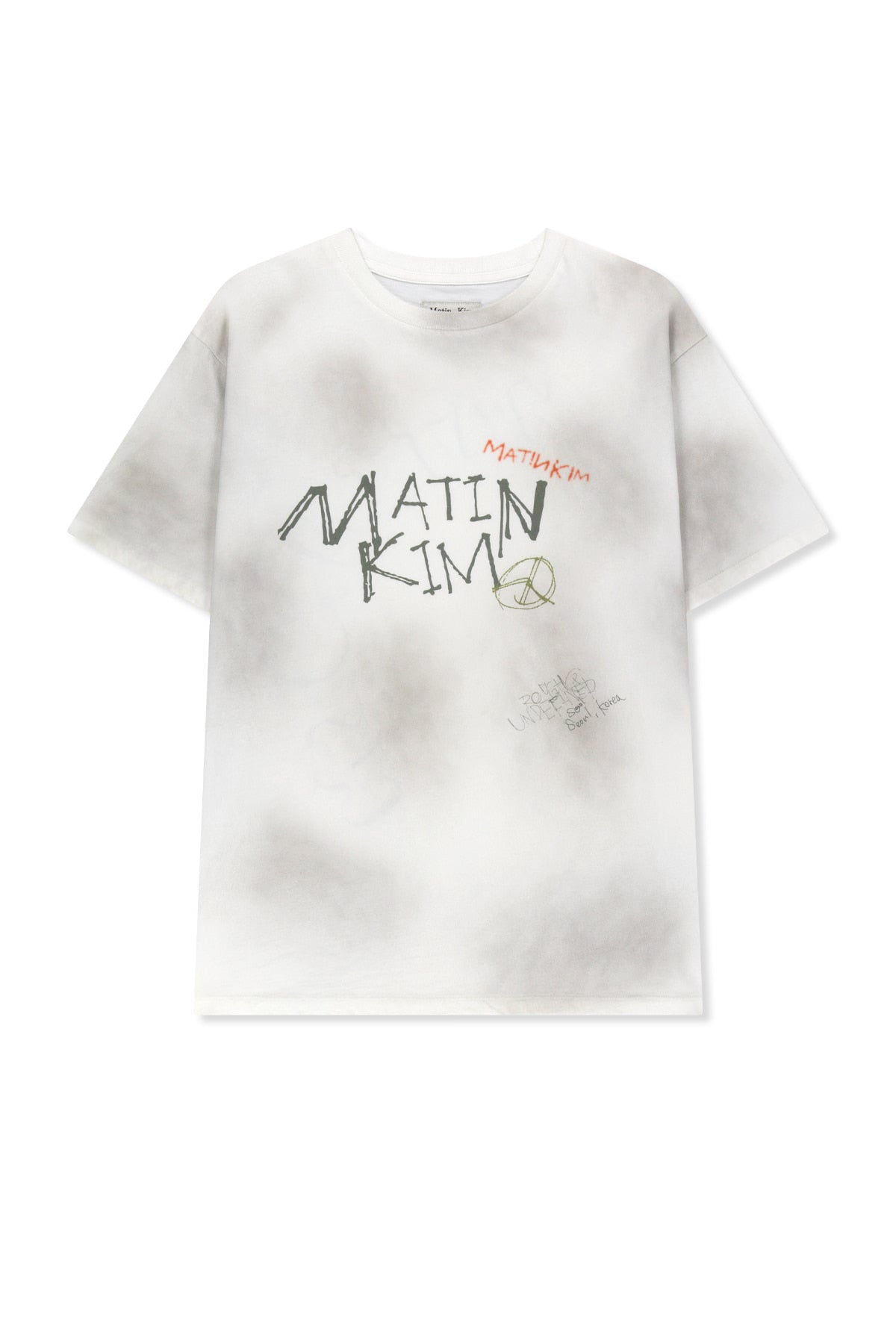 Matinkim Vintage Graffiti Logo Top IN White