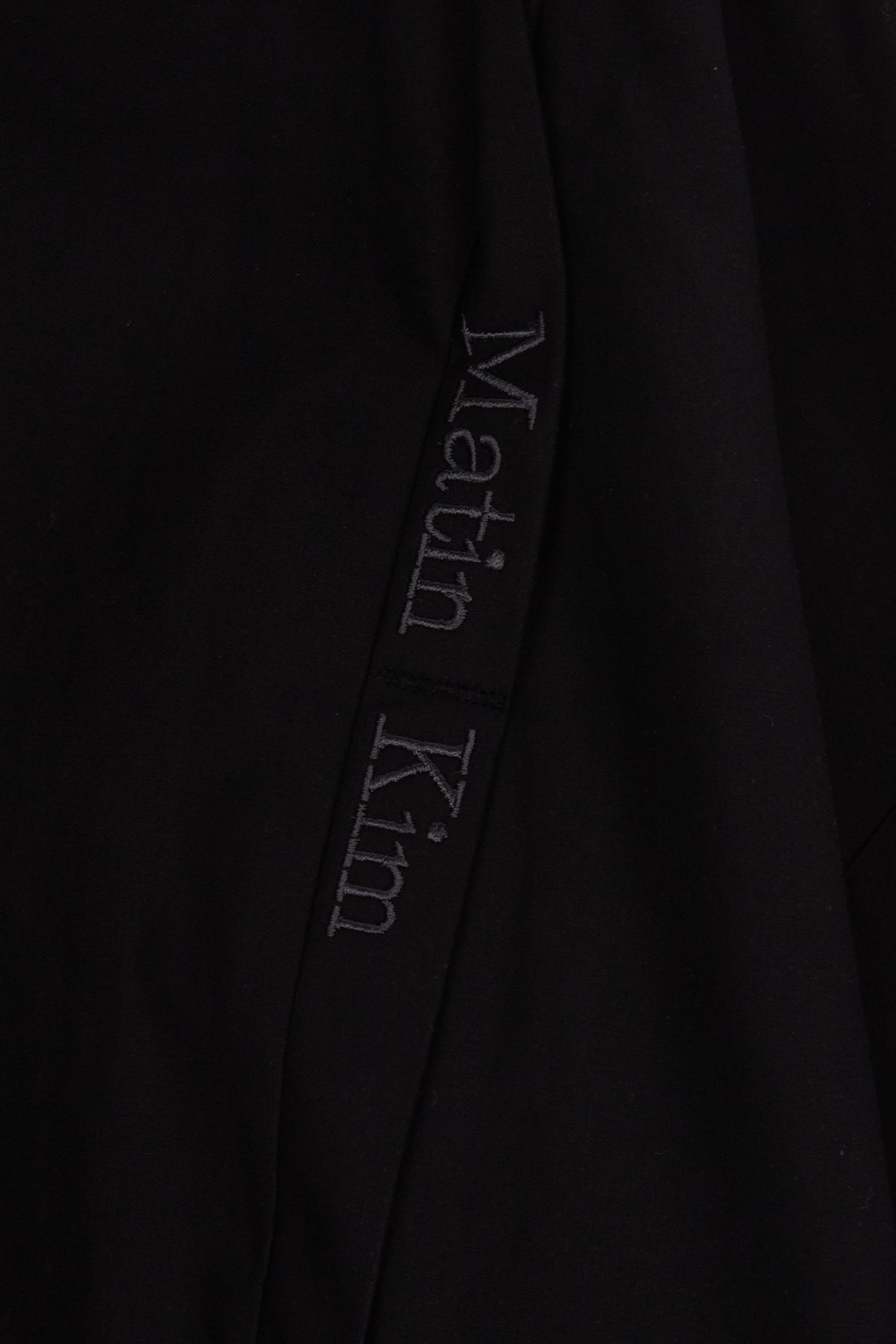 Matinkim Layered Hoody Balloon Jumper IN Black