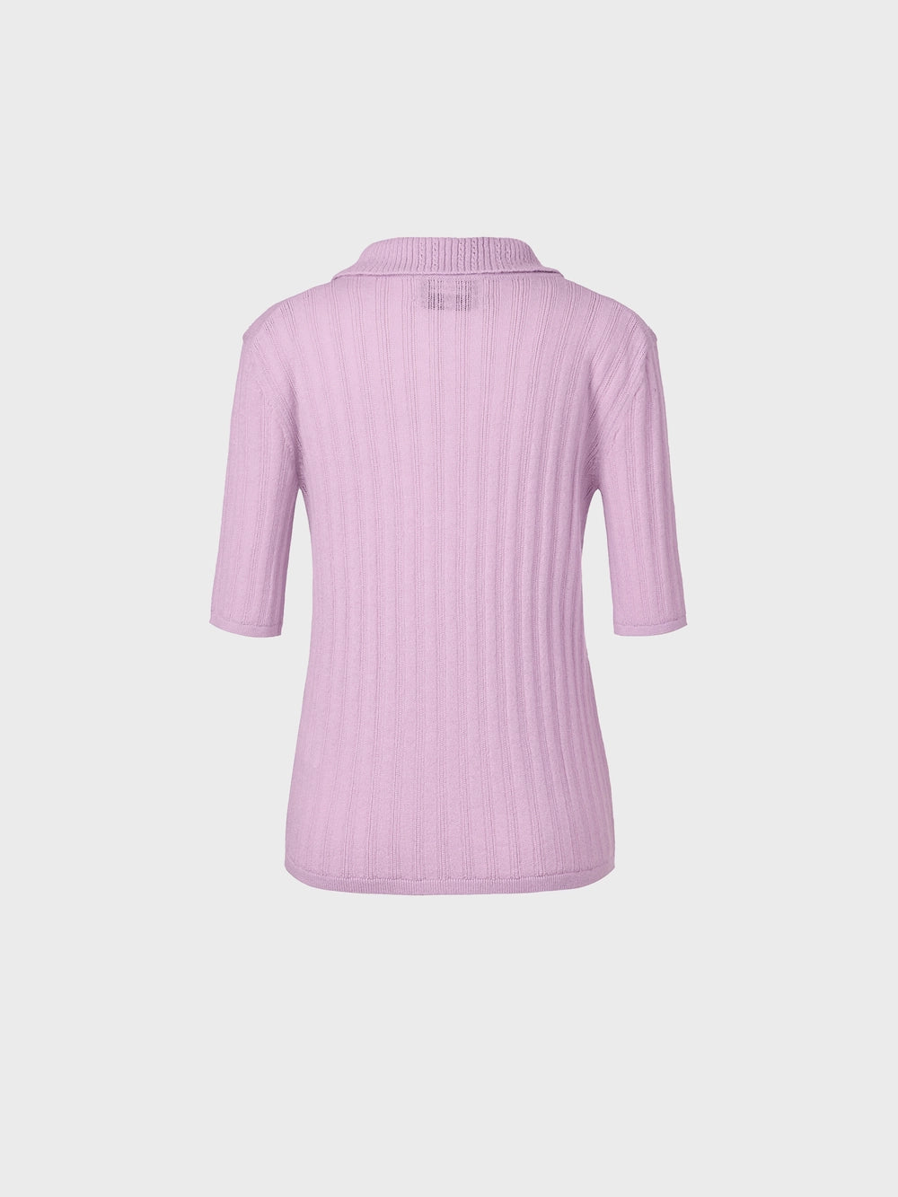 EENK Rose Button Knitwear Top - Lavender