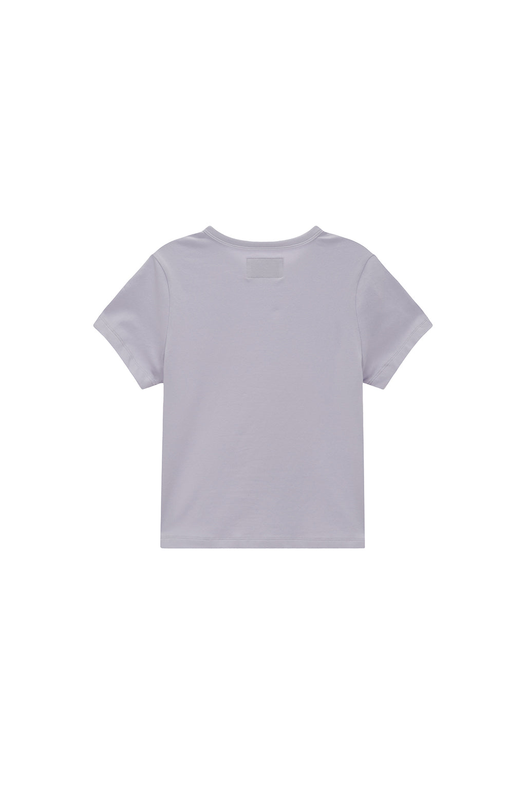 [matinkim] GLOW PRINTING CROP TOP IN LILAC
