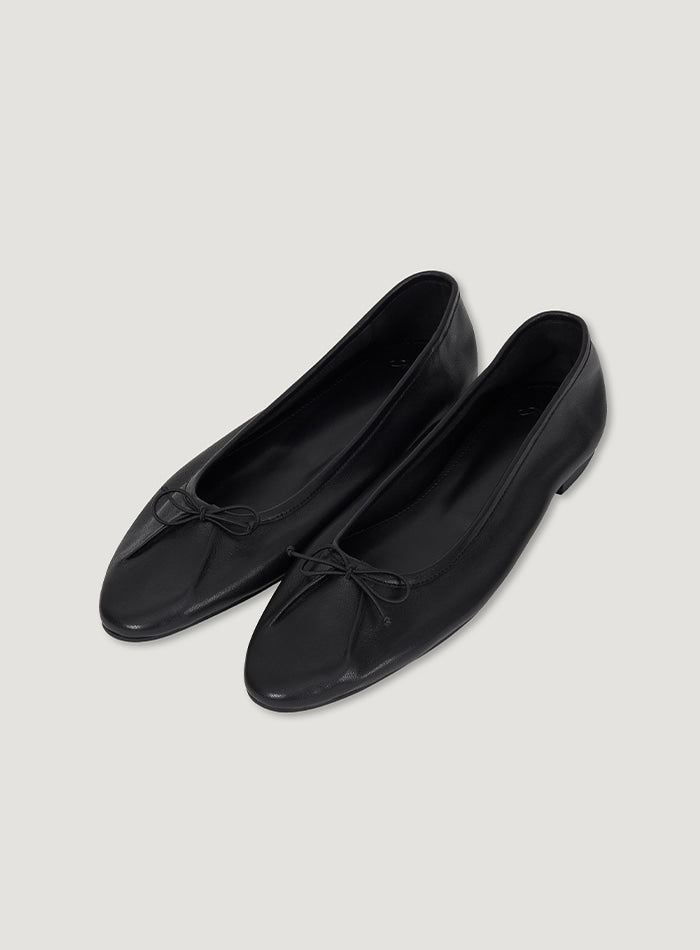 Mango Maniplease Nova Flat Shoes Black