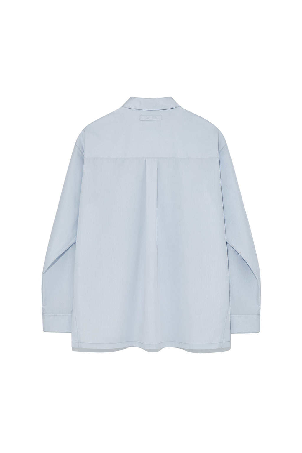 [matinkim] POCKET FOLDOVER SHIRT FOR MEN IN LIGHT BLUE
