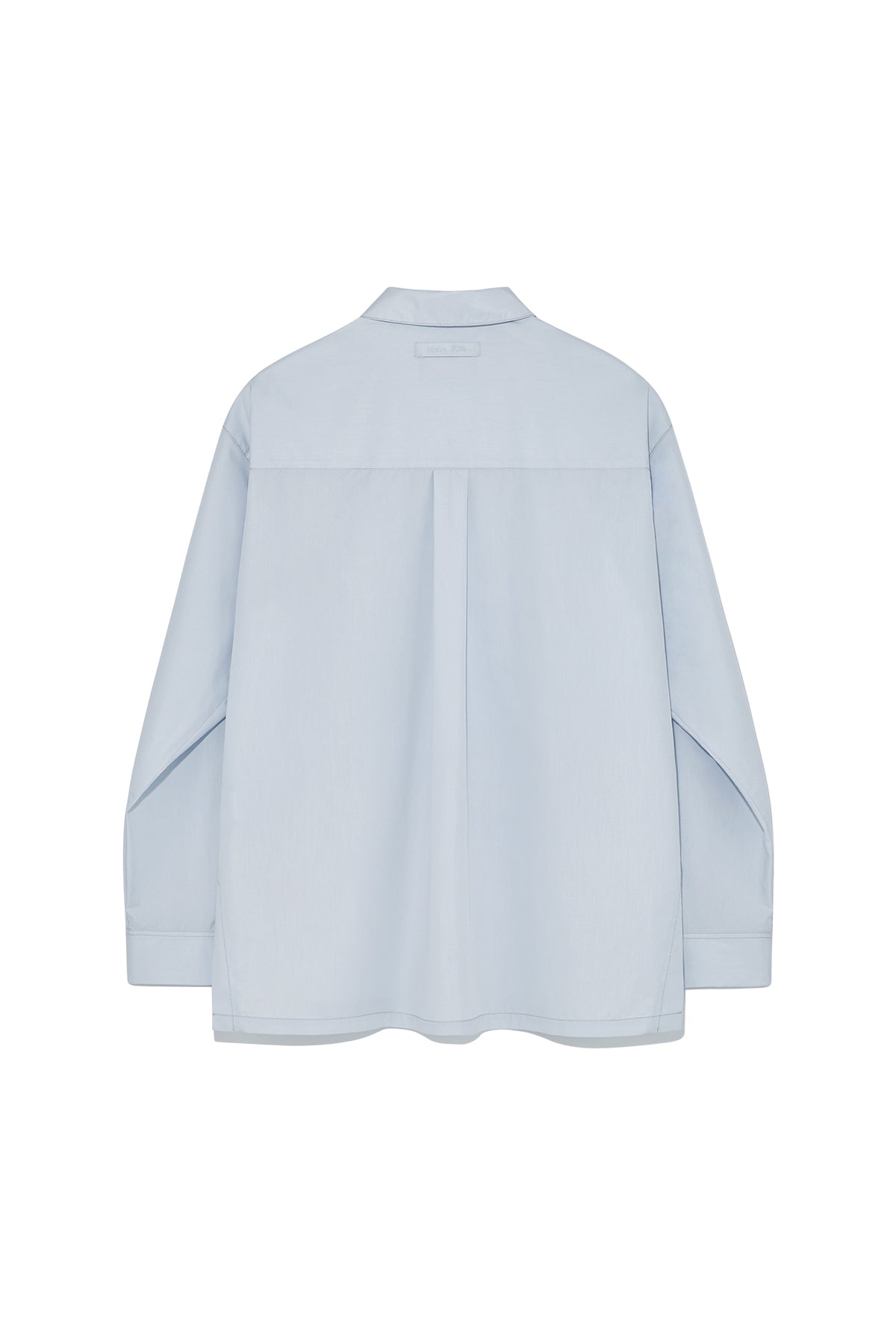 [matinkim] POCKET FOLDOVER SHIRT FOR MEN IN LIGHT BLUE