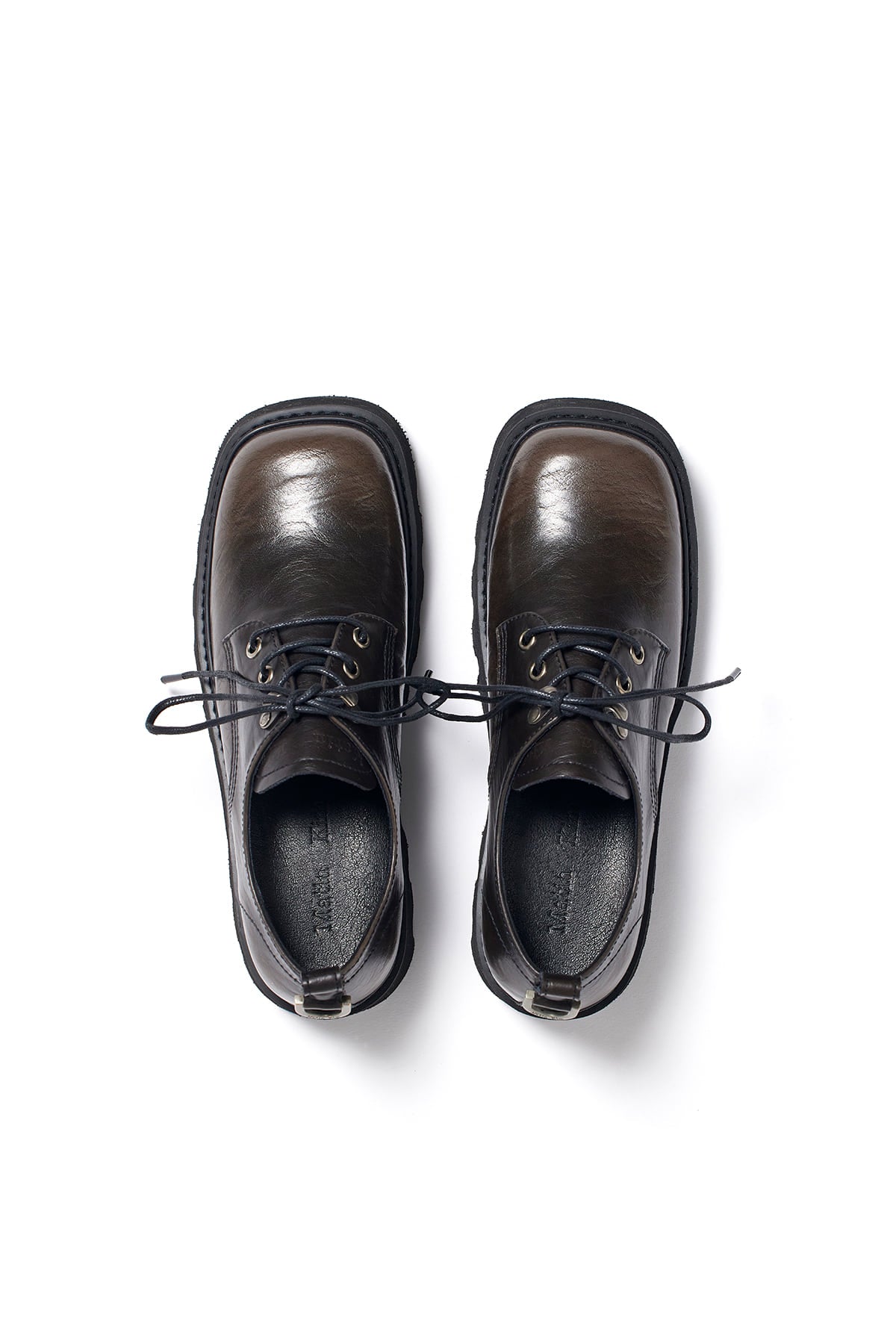 [matinkim] MATIN CLASSIC DERBY SHOES IN KHAKI