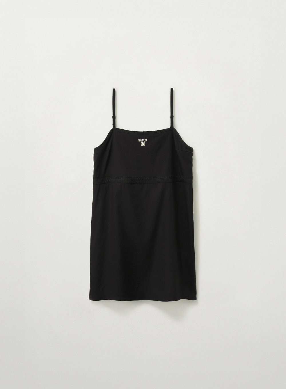 Satur Taping Flare One-piece - Black
