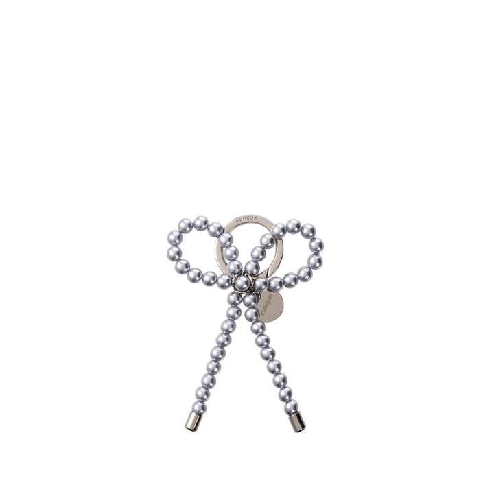 Vunque Pearl Ribbon Charm Grey