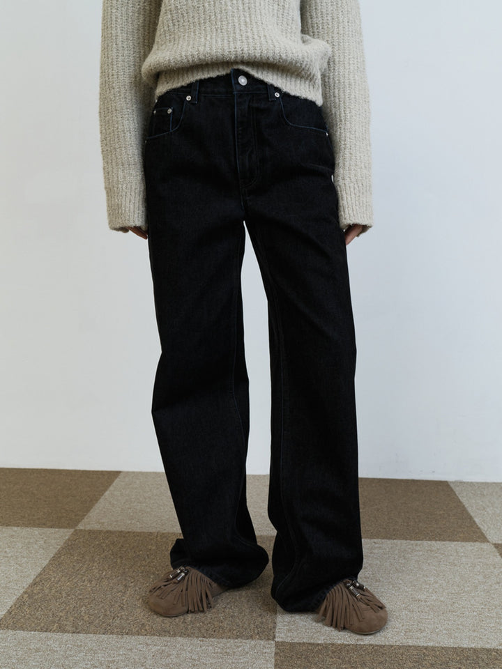Raive Velvetlike Denim Pants