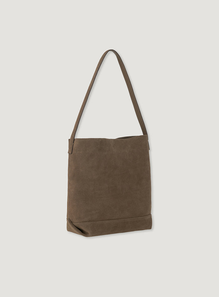 Mango Maniplease Alita Suede Bag Brown