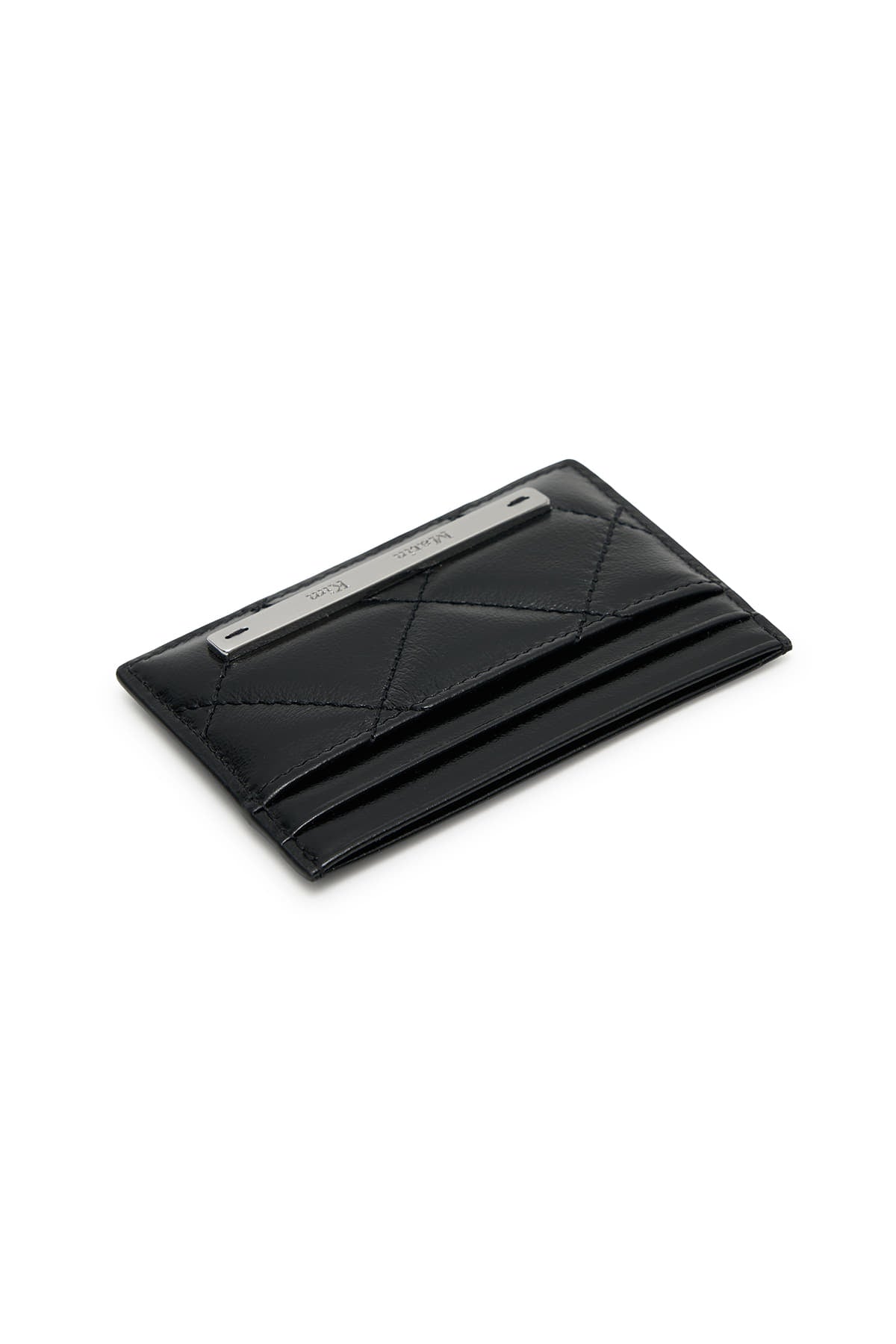 Matinkim Puff Quilt Card Wallet IN Black