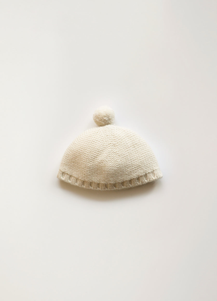 Nothing Written Alpaca knit beanie (Ivory)