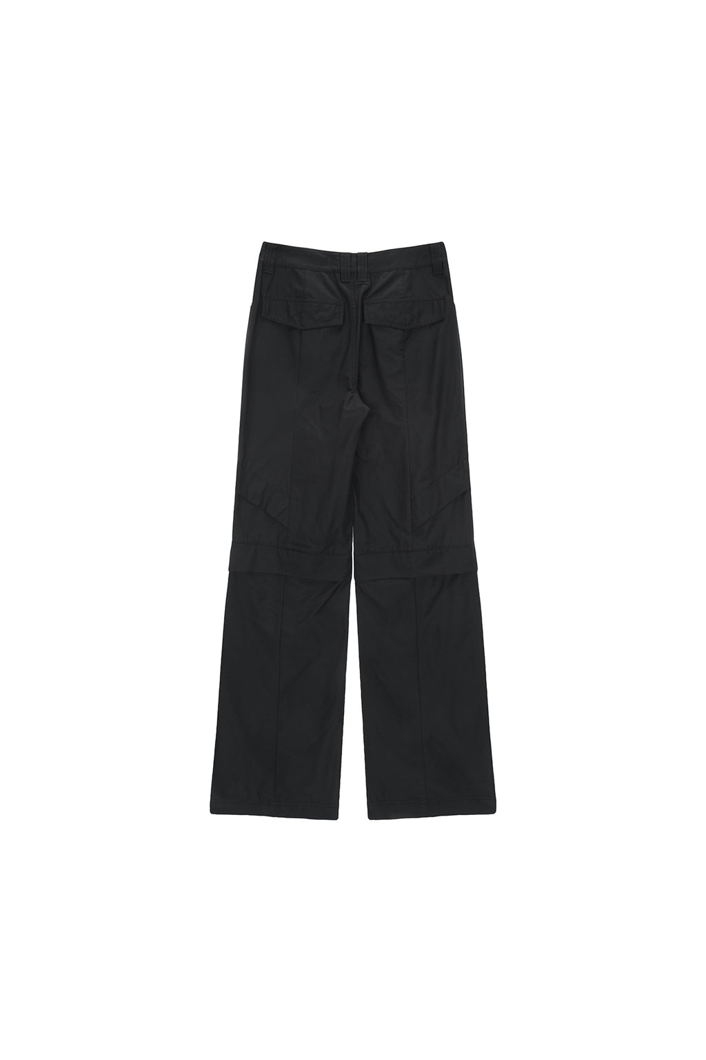 [matinkim] KNEE POINT TUCK WIDE PANTS IN CHARCOAL
