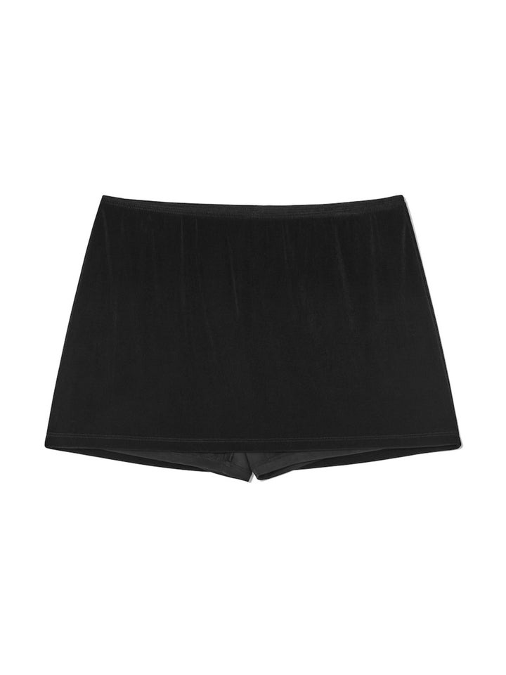GLOWNY G Box Mini Skirt (Black)
