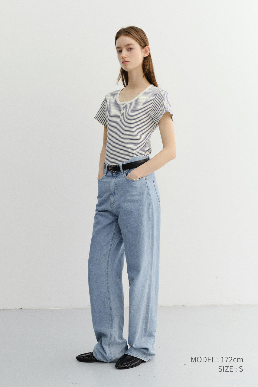 Dunst Summer Straight Jeans Light Blue
