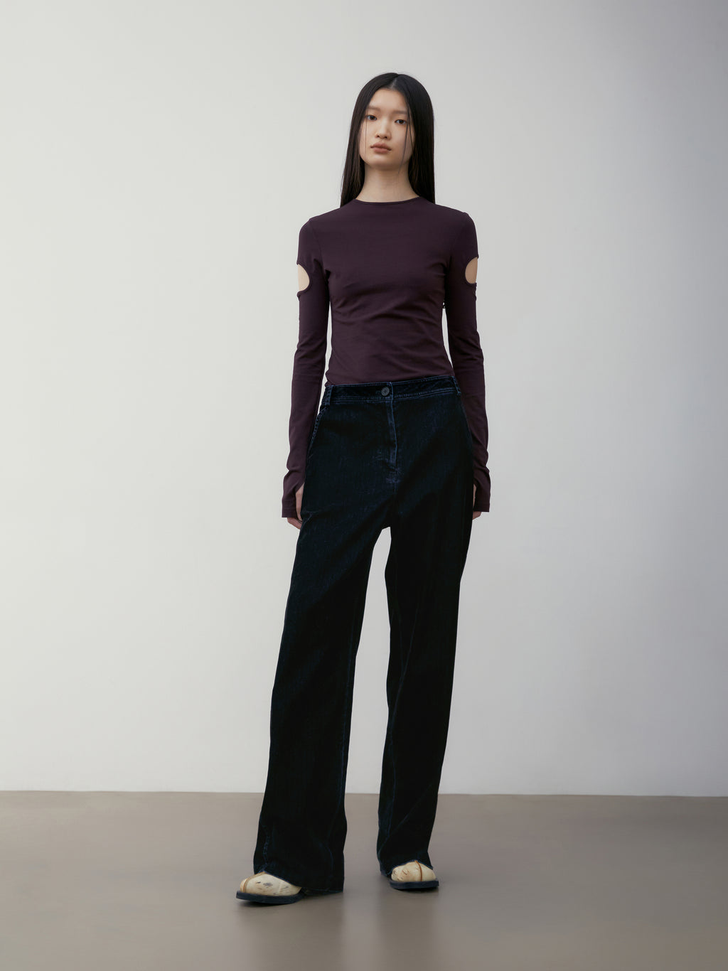 [low_classic] SLEEVE HOLE T-SHIRT
PURPLE