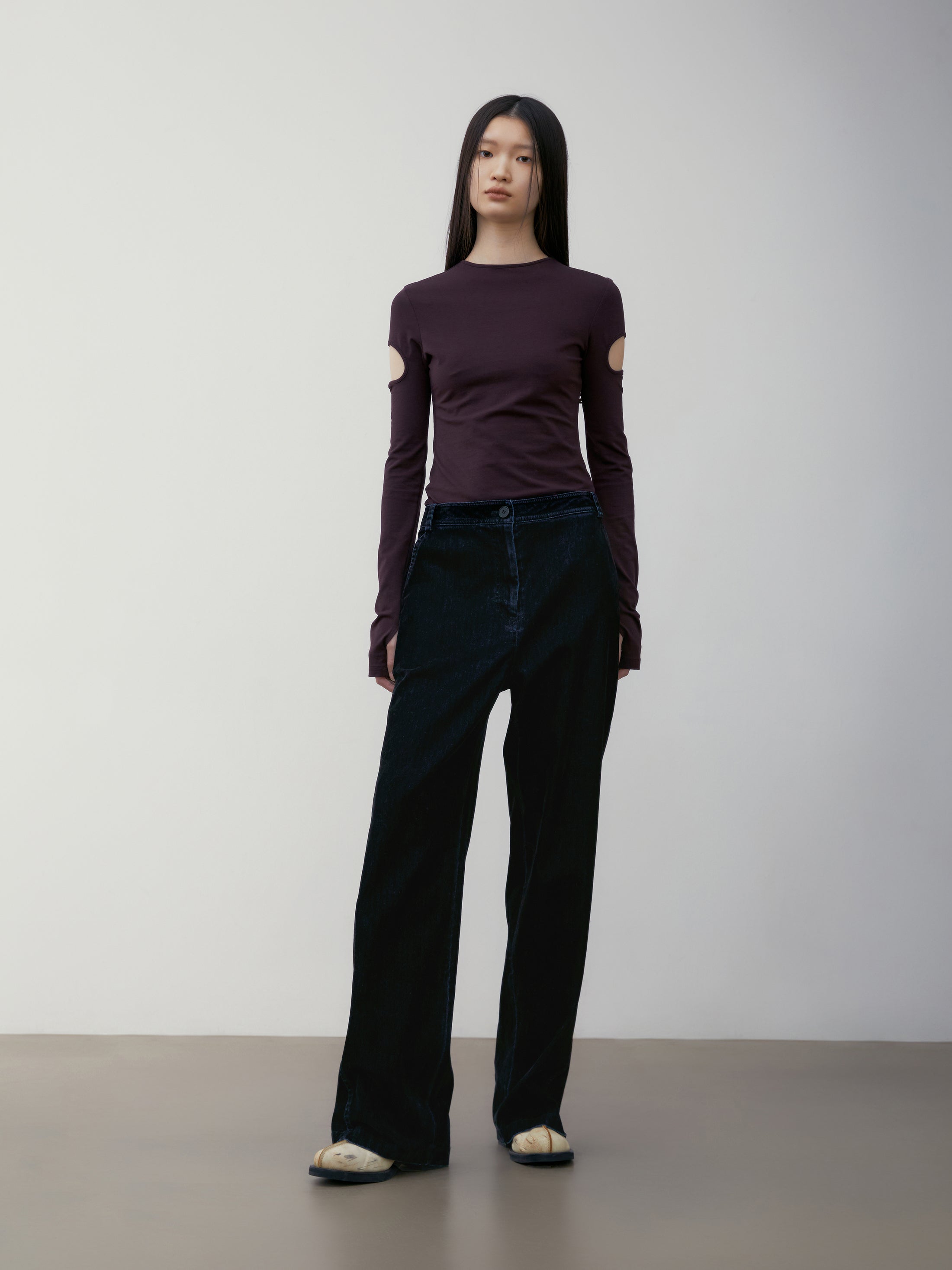 [low_classic] SLEEVE HOLE T-SHIRT
PURPLE