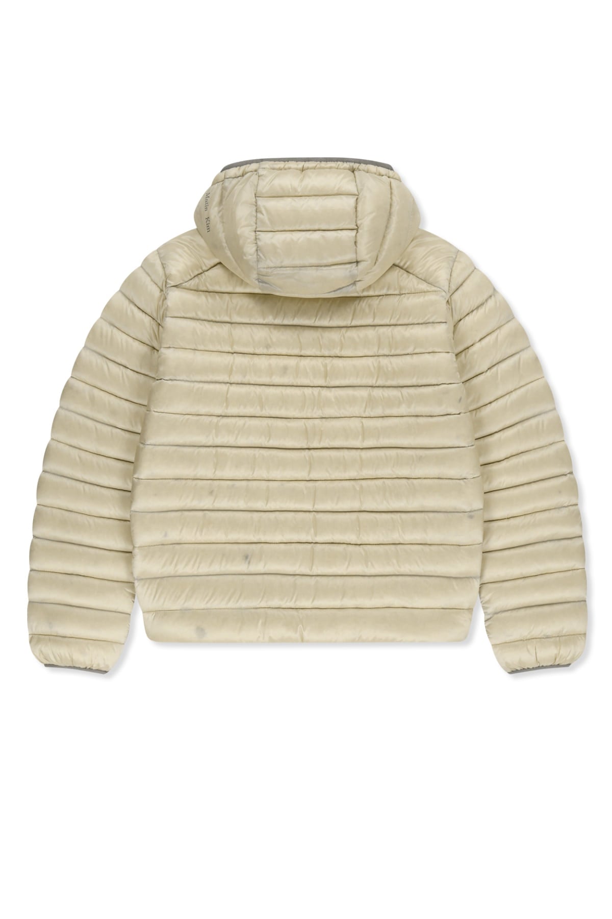 Matinkim Contrast Trim Light Down Hoody Jumper IN Light Beige