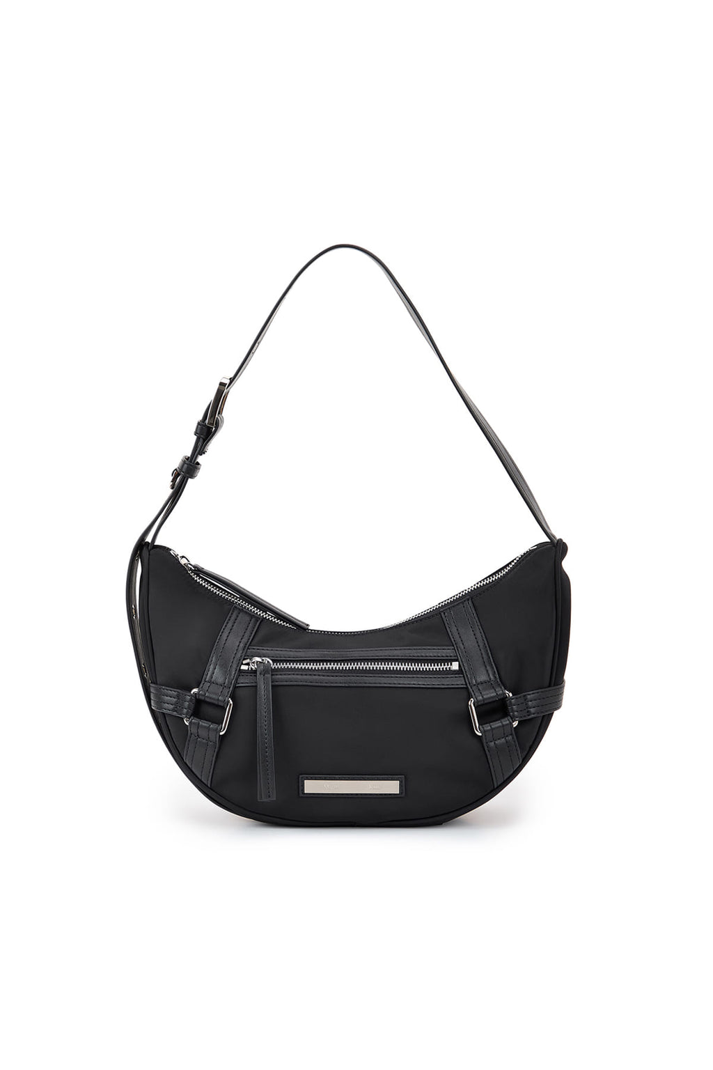 Matinkim Fabric Arc Hobo Bag IN Black