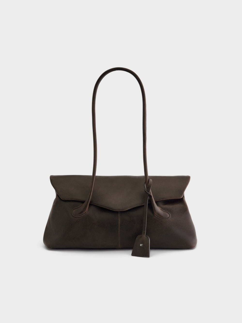 Low Classic Haricot Mini Flap Bag Brown
