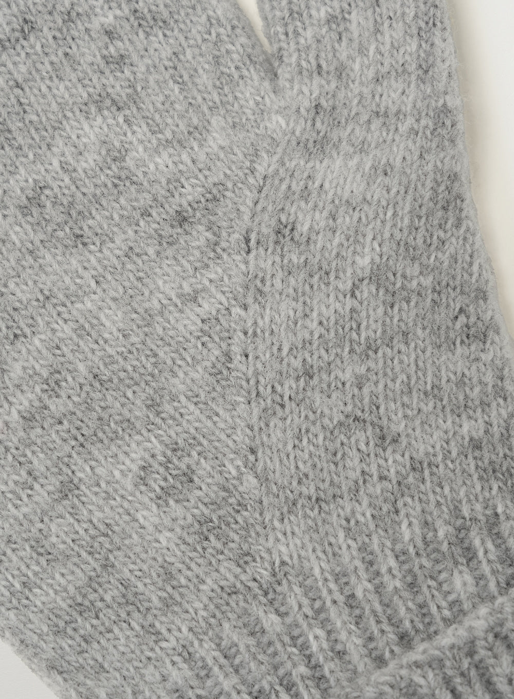 [satur] Basic Knit Glove - Light Gray