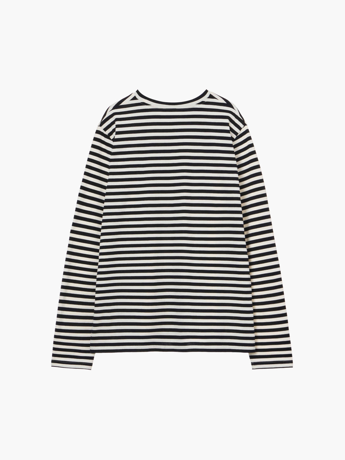 Margesherwood Basic Stripe Long Sleeve ivory/black