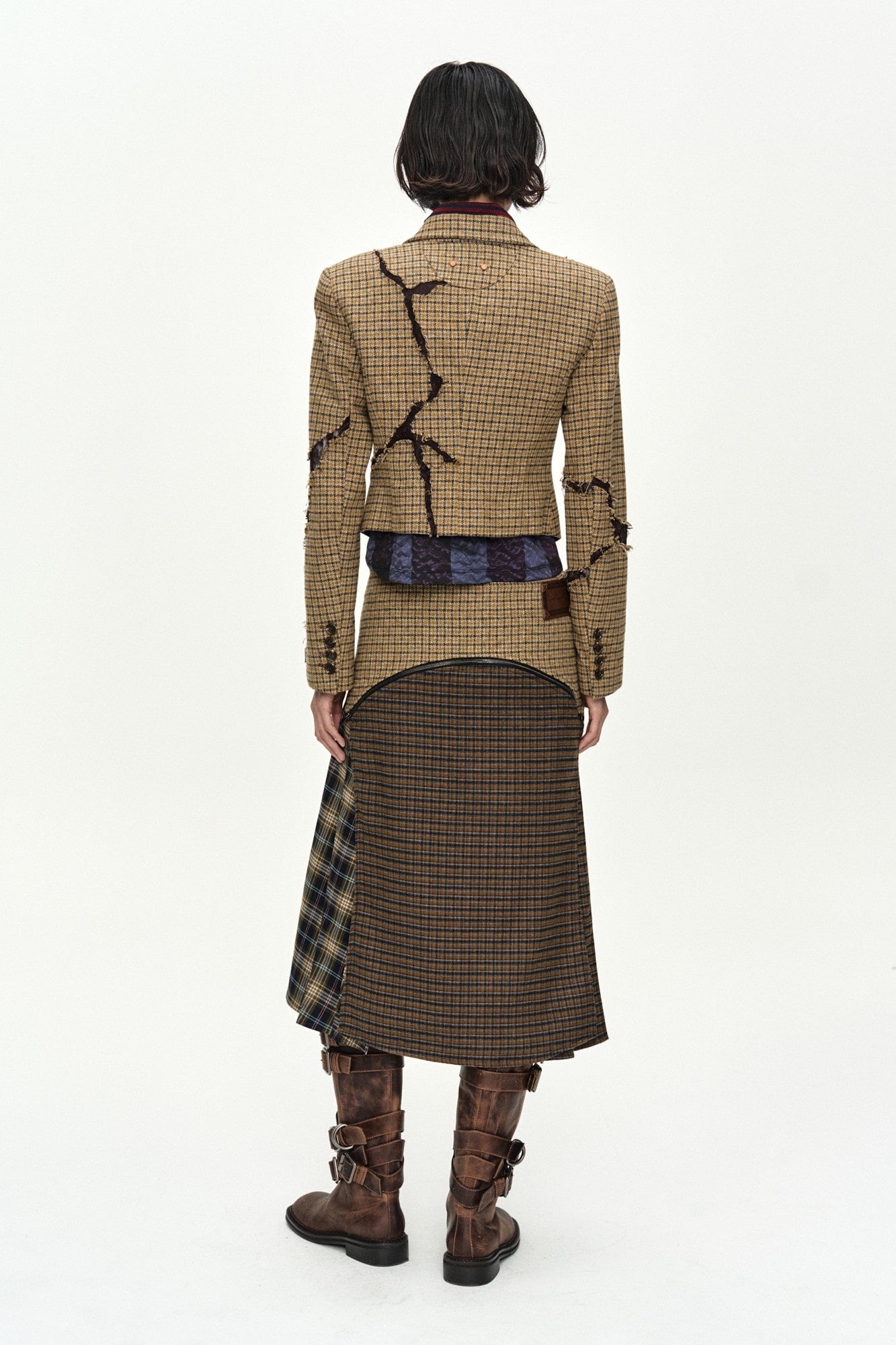 Andersson Bell Lace Cut-Out Blazer