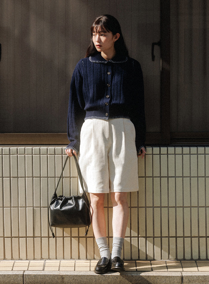Mango Maniplease Table Corduroy Shorts