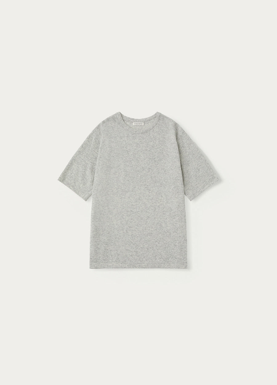 Nothing Written Short wool sleeve knit (Light gray)