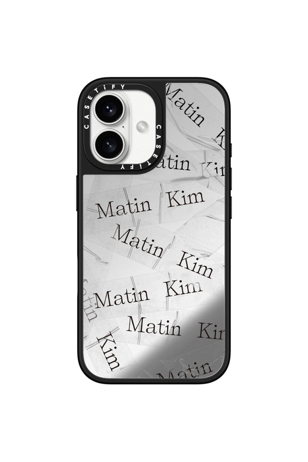 Matinkim Matin Kim X Casetify Tape Case IN Silver