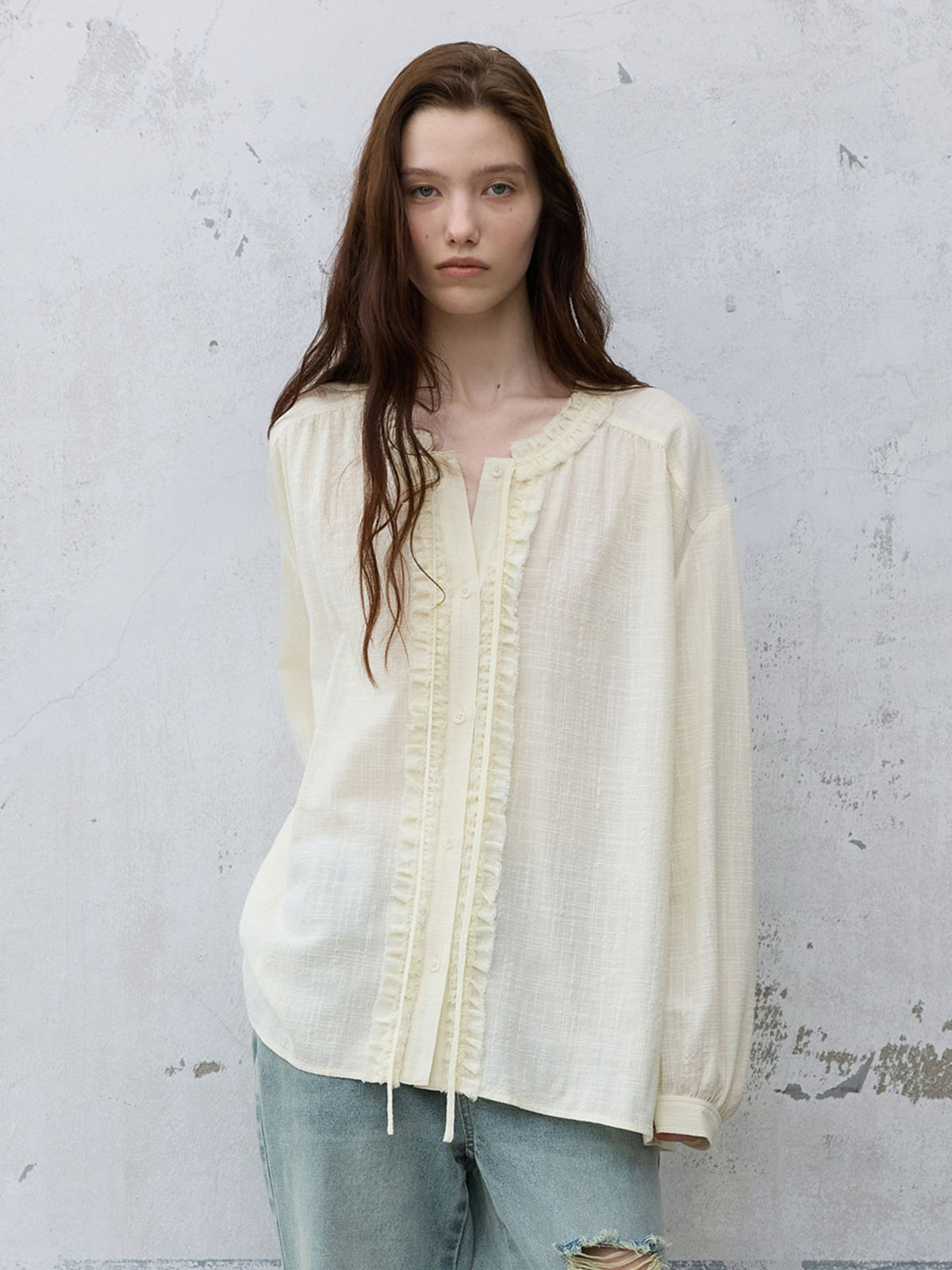 Raive Ruffle Detail Blouse