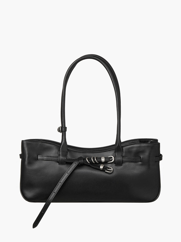 Margesherwood Grandma Used Shoulder Bag black plain
