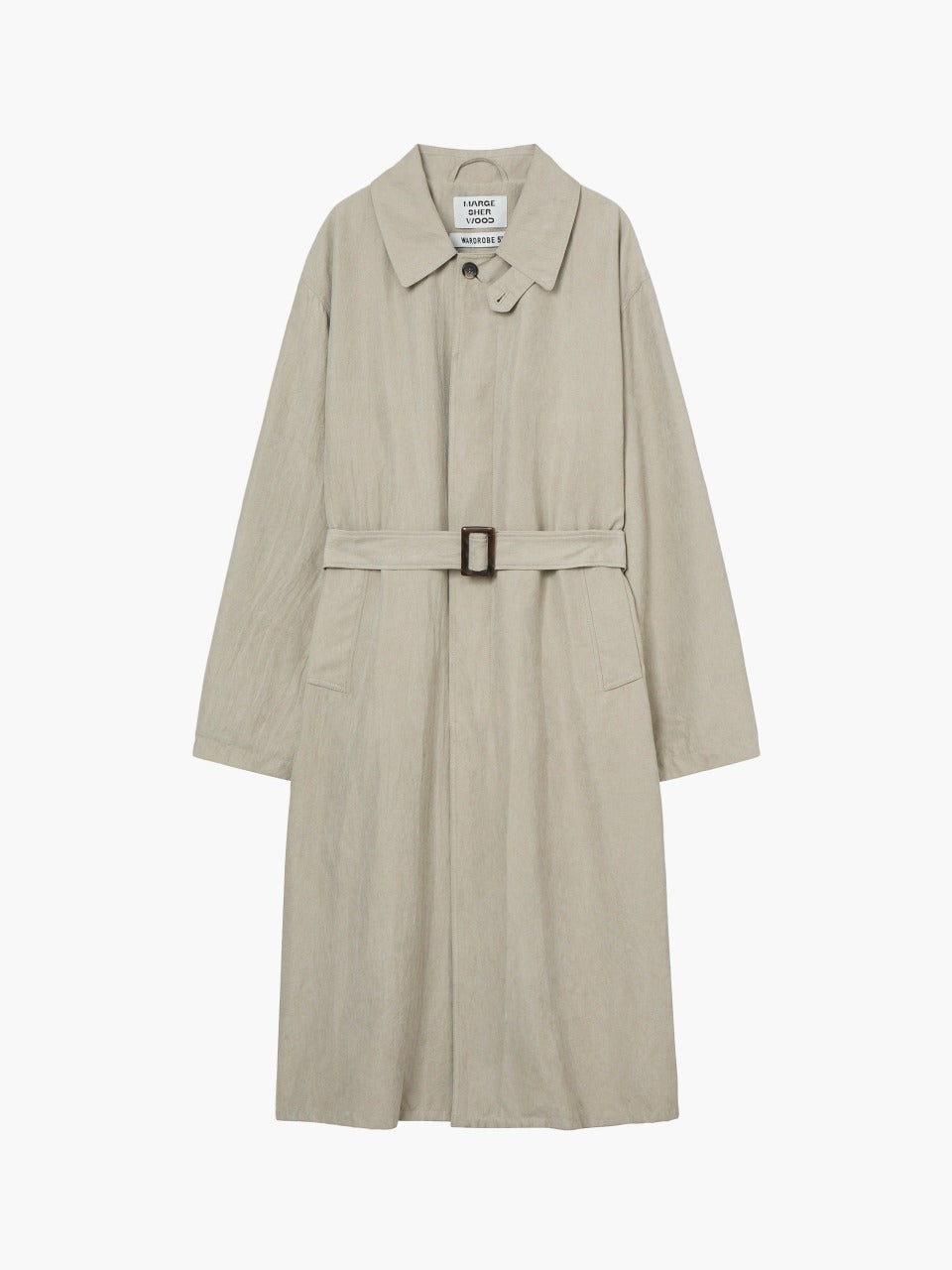 Margesherwood Washed Single Trench Coat beige