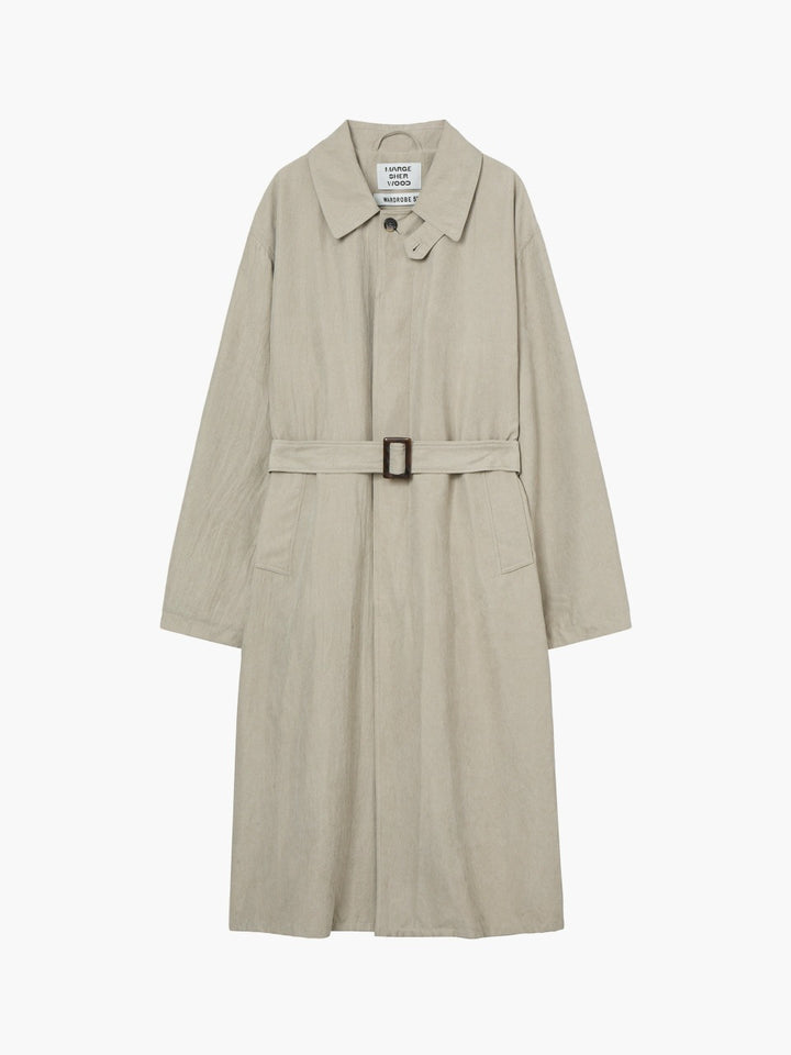 Margesherwood Washed Single Trench Coat beige