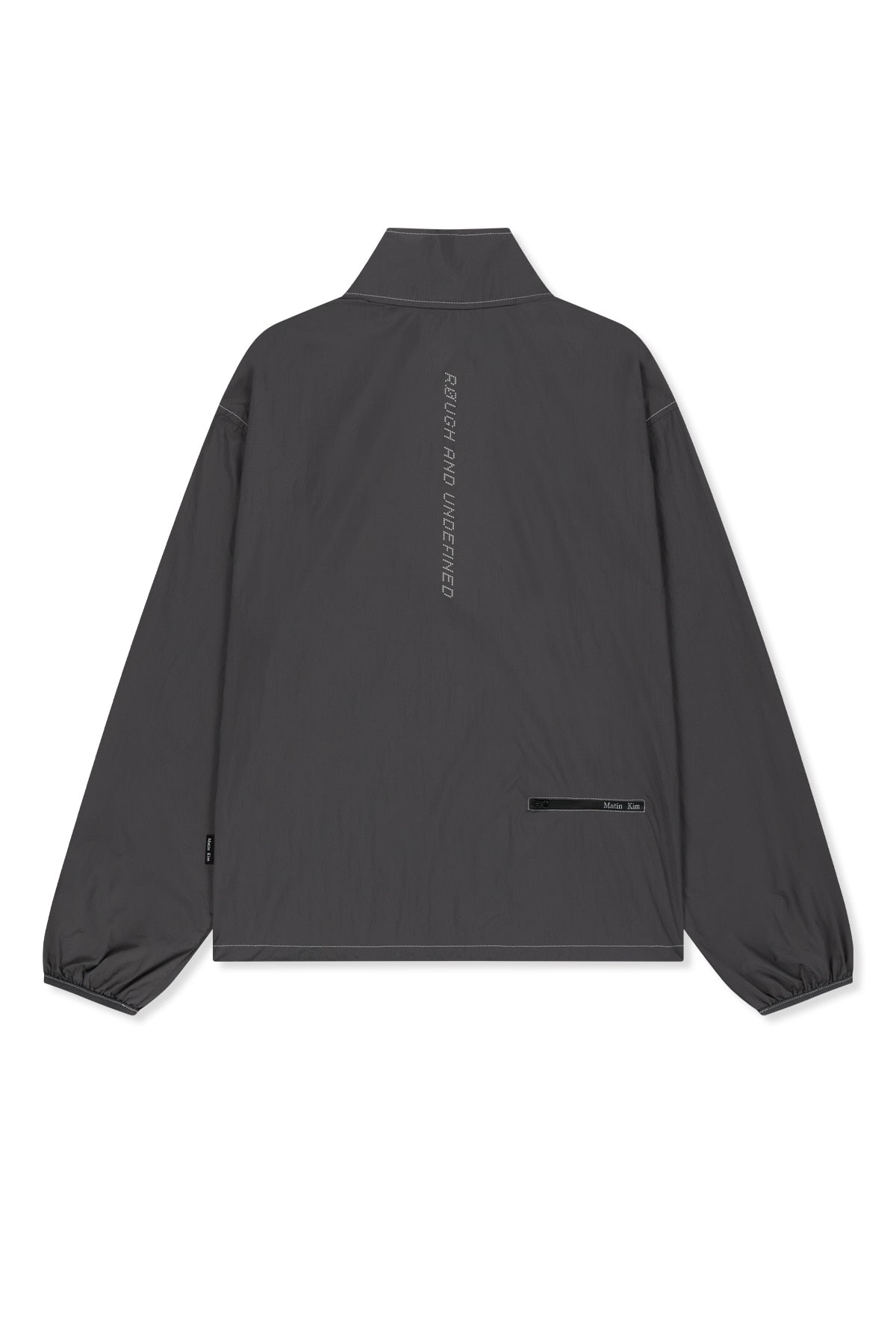 Matinkim Matin Pace Logo Half Zip Top IN Charcoal