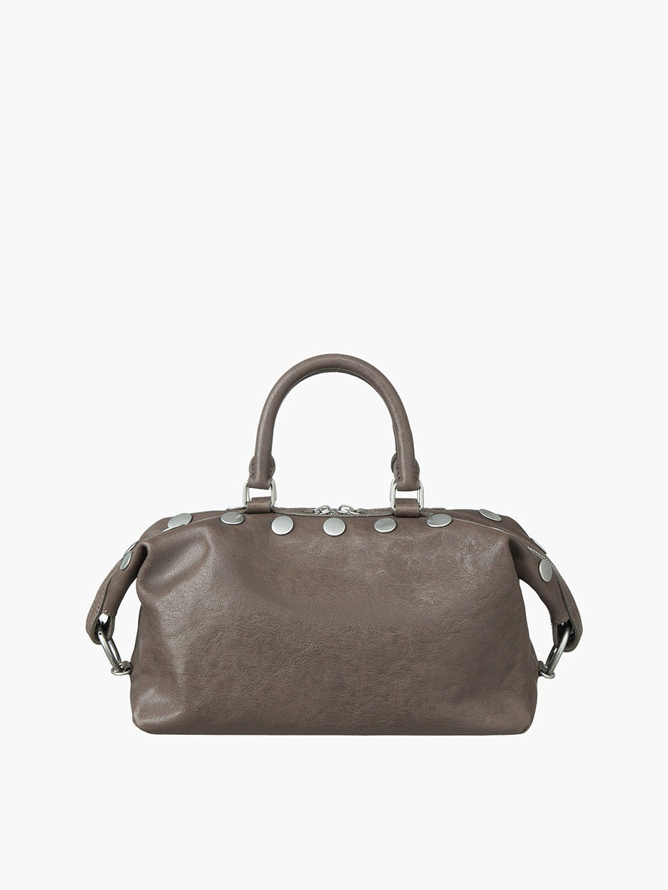 Margesherwood Dumpling Stud Mini taupe washed nappa
