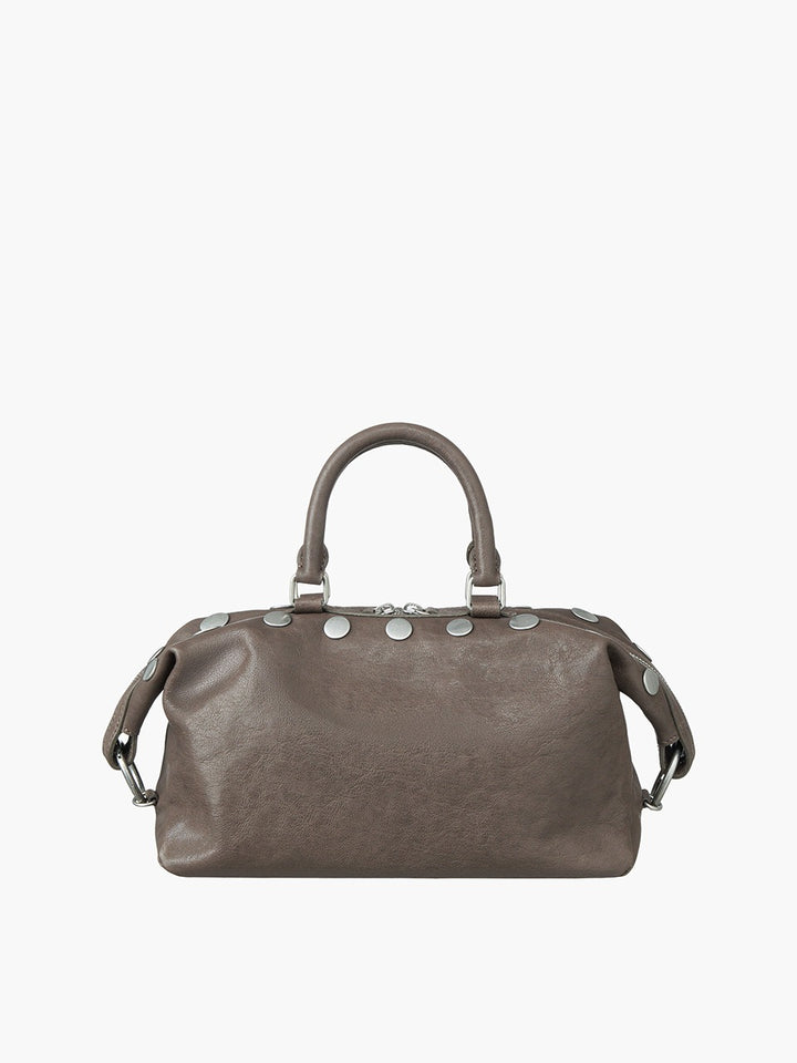 Margesherwood Dumpling Stud Mini taupe washed nappa