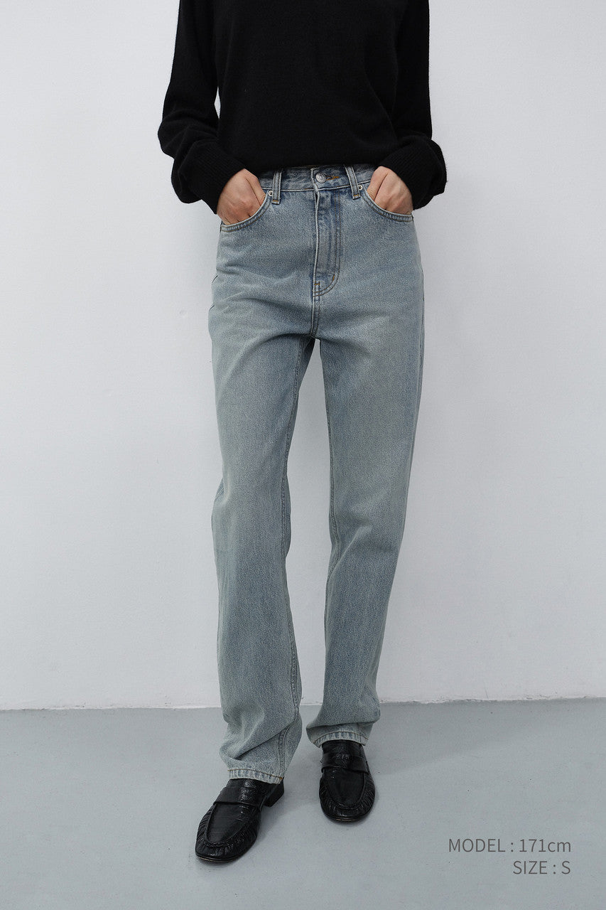 Dunst Essential Straight Jeans Light Blue
