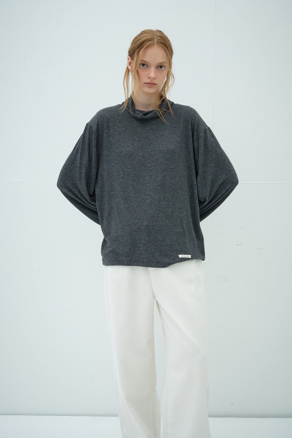 Overdueflair Cotton Wide Denim Pants White