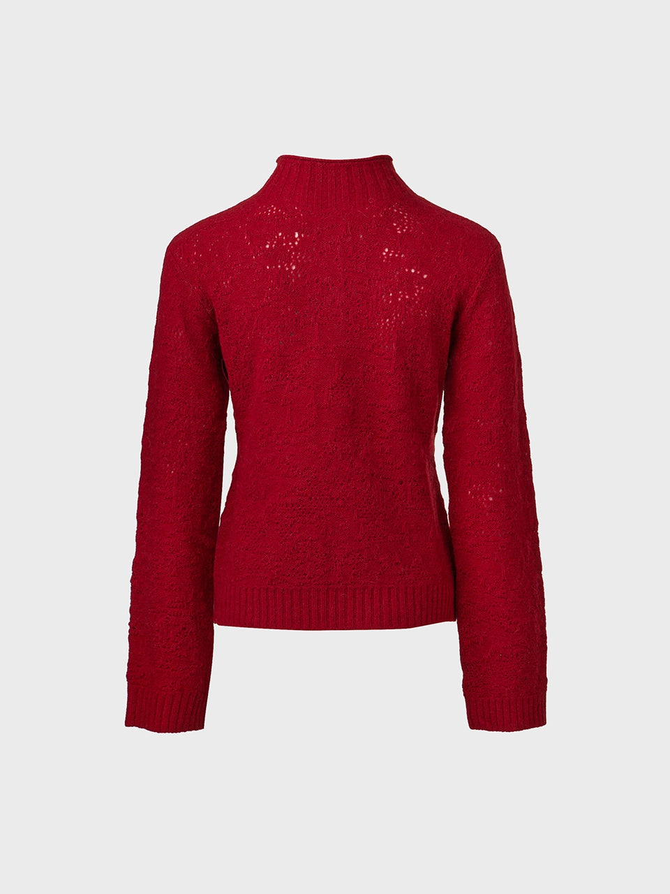 EENK Two-Way Button Neck Knitwear - Red