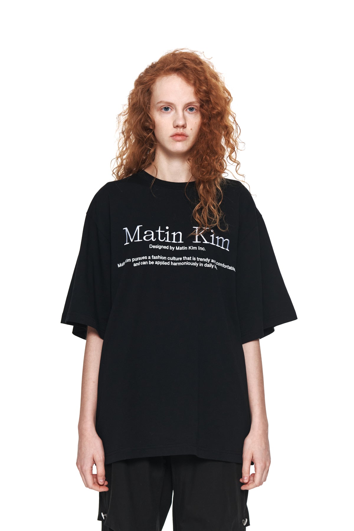 [matinkim] MATIN HERITAGE TOP IN BLACK