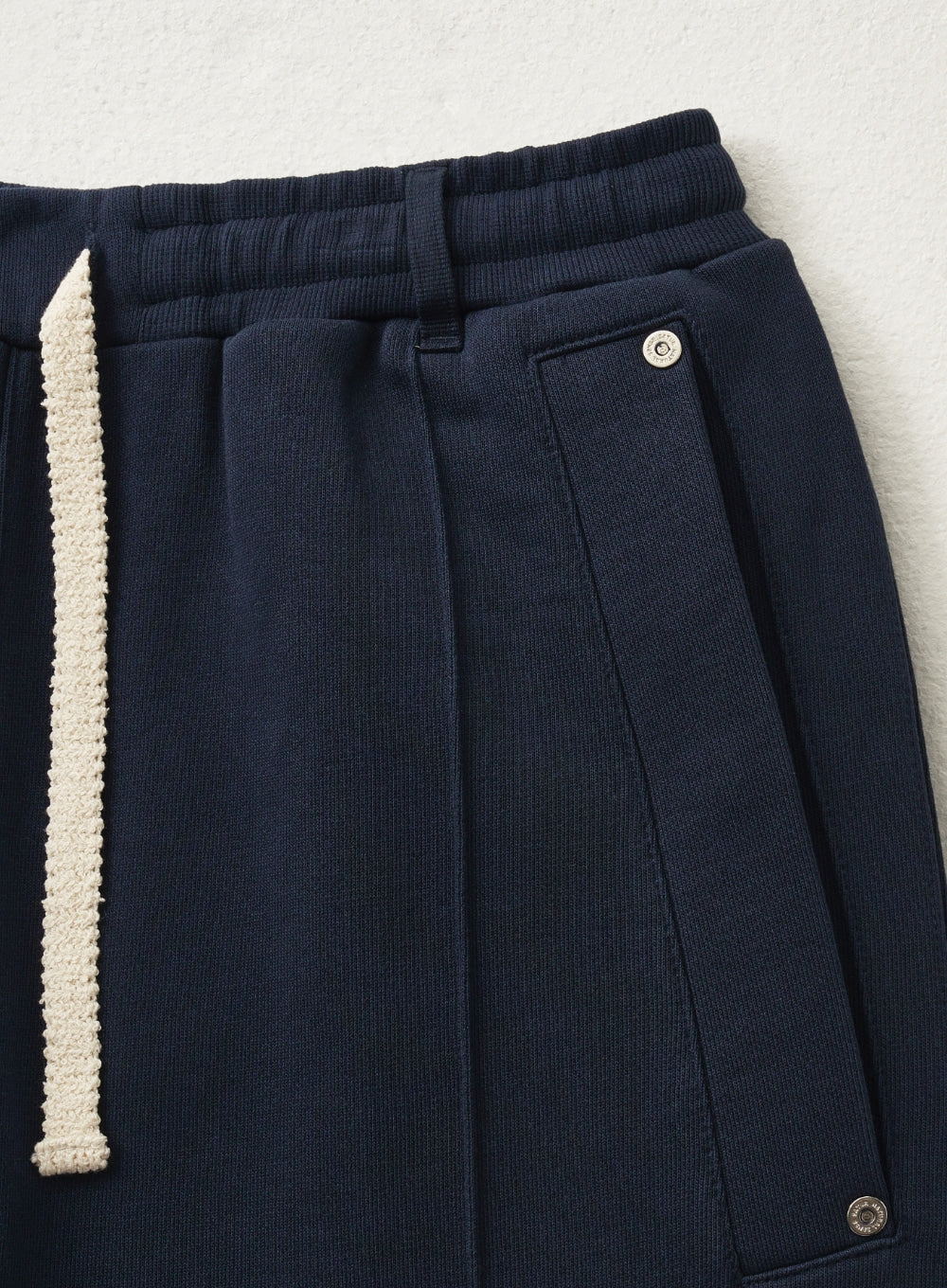 [satur] (W) Teo Cotton Banding Sweatpants - Classic Navy