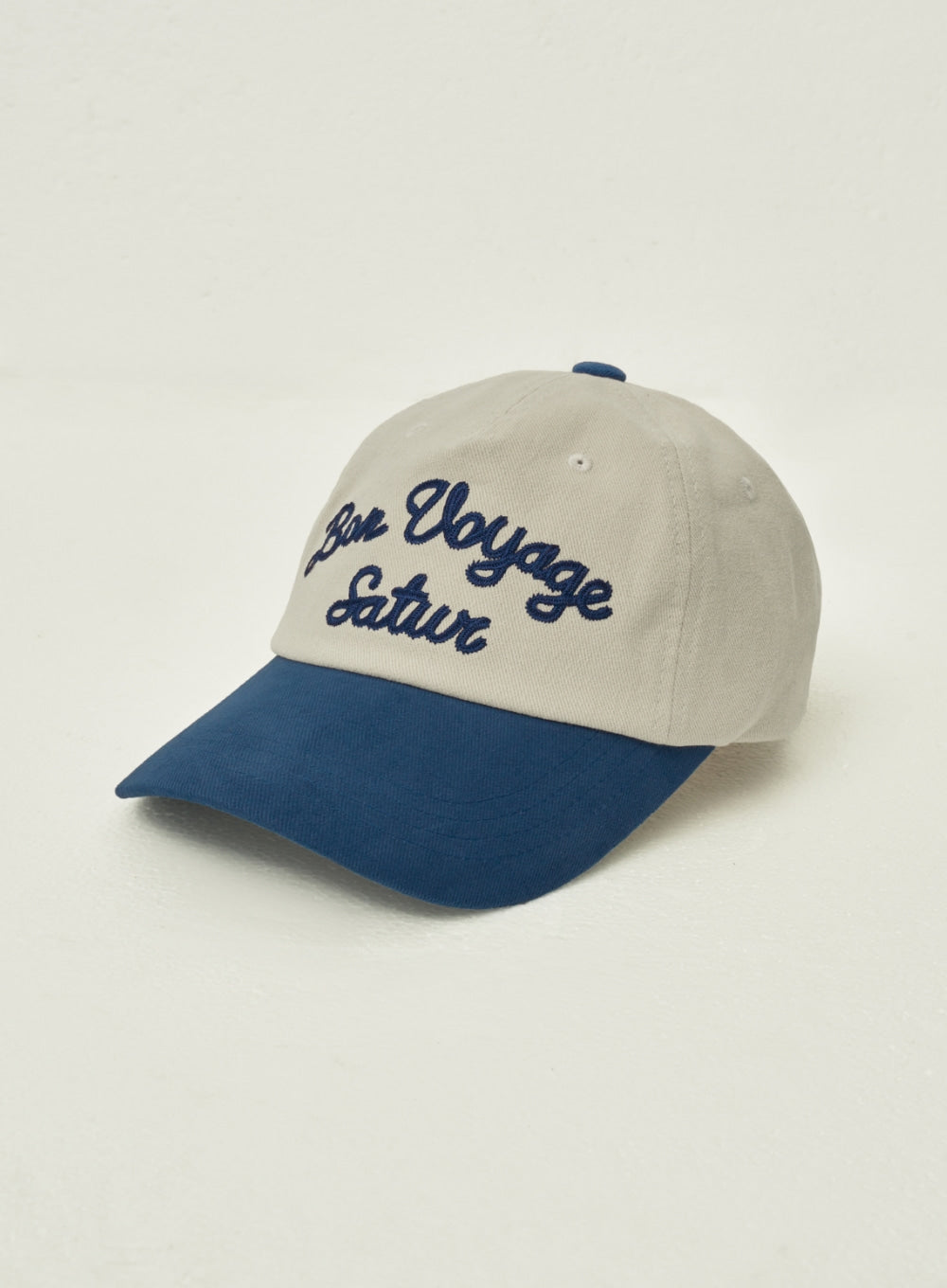 [satur] Bon Voyage Contrast 5 Panel Ball Cap - Blue