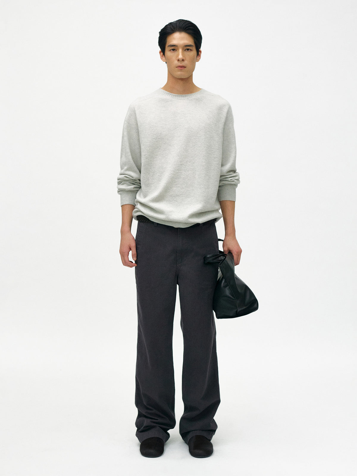 Nothing Written Rove round pullover (Light gray)
