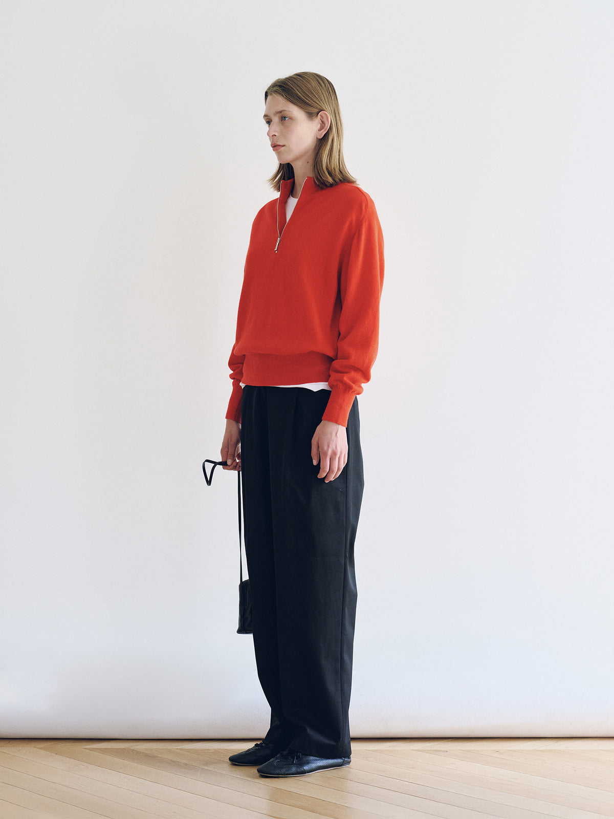 Nothing Written Frame Wool Pants (Black)