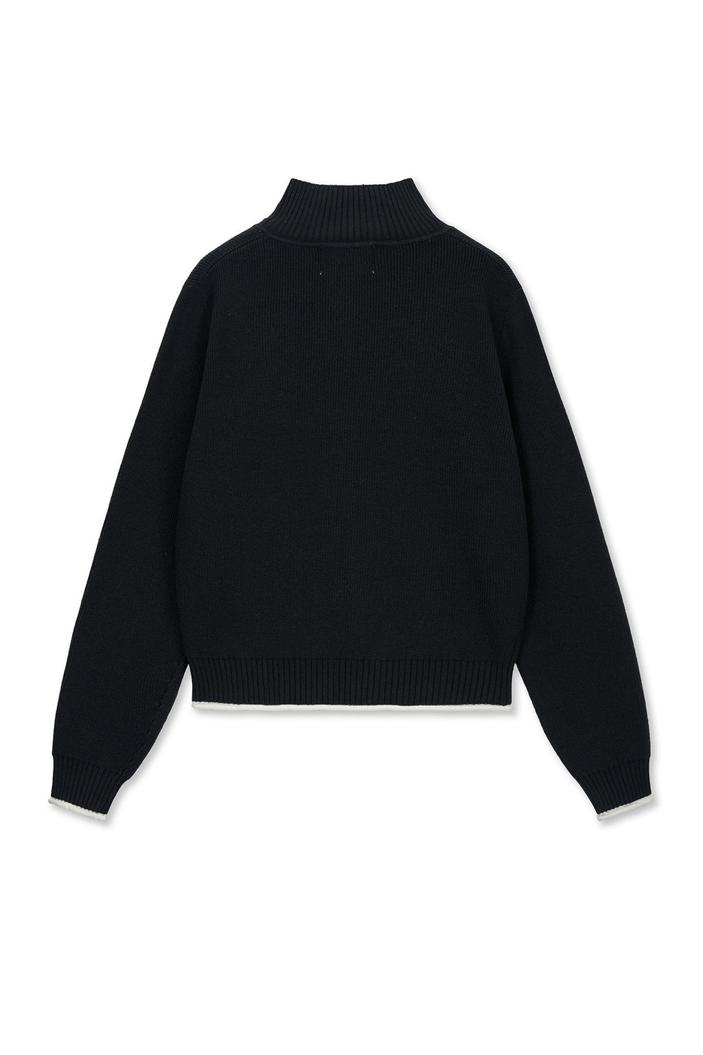 Matinkim Matin Spell Point Knit Zip UP IN Black