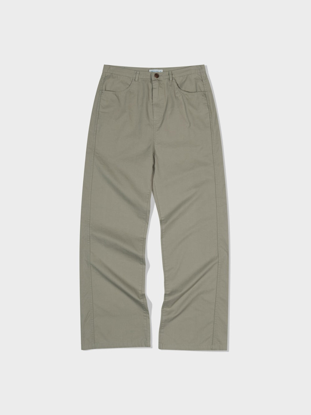 Low Classic Washed Cotton Relaxed Pants Greige